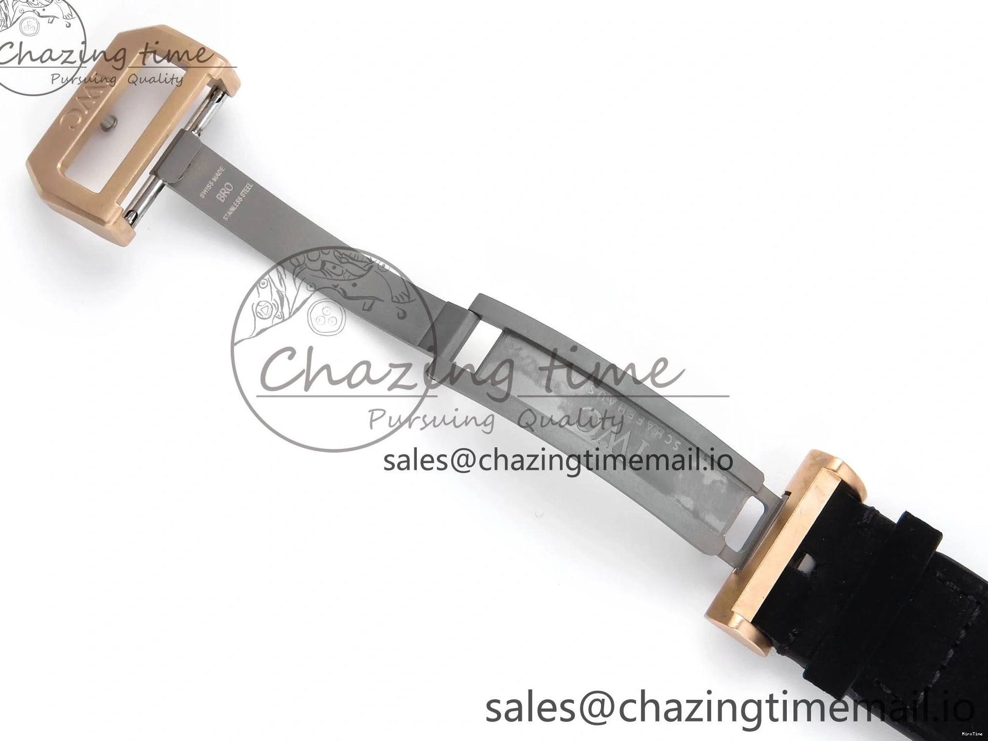 MIROTIME 0410 Affordable Big Pilot IW329703 M+F 1:1 Best Edition Black Dial on Black Nylon Strap MY 7004